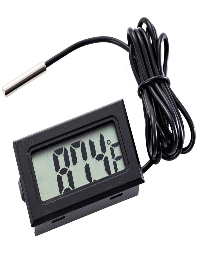 hiBCTR 10 Pieces of Digital LCD Thermometers, Temperature Digital LCD Refrigerator Thermometers, Water Temperature, with Probes, in Fahrenheit. - Image 4